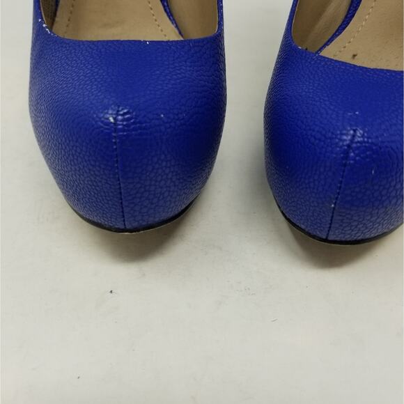 Steve Madden Nala Blue Stiletto Platform Pumps Size 6 - Picture 3 of 9
